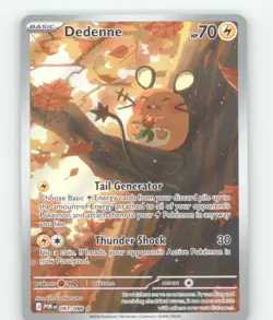 DEDENNE HOLO ILLUSTRATION RARE PERFECT ORDER POKEMON HOLO NEAR MINT - Image 1