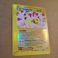 Pokemon TCG Ampharos 2/165 Reverse Holo Rare Expedition E-Reader MP - Image 2