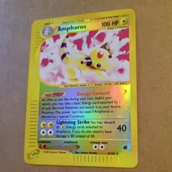 Pokemon TCG Ampharos 2/165 Reverse Holo Rare Expedition E-Reader MP - Image 3