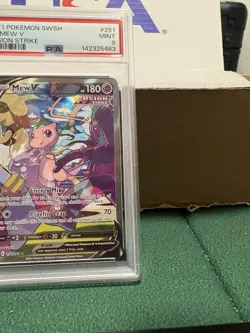 Pokemon TCG: Mew V Full Art Ultra Rare Holo #251/264 Fusion Strike PSA 9, MINT. - Image 4