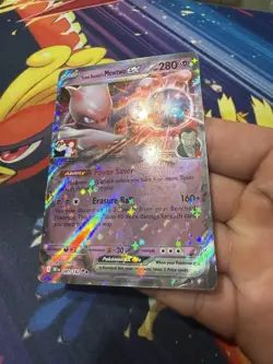 Team Rocket’s Mewtwo Ex 081/182 NM- LP! Prize Pack Play Stamp Series 8 Pokemon - Image 4