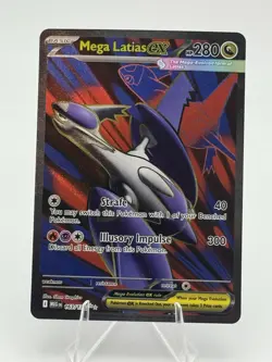 Mega Latias ex 163/132 Me01: Mega Evolution Holo Pokemon TCG NM - Image 1