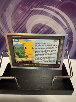 2000 Topps Pokemon TV Animation Island Of The Giant Pokemon #EP17 - Image 2