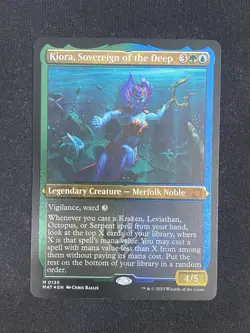 Kiora, Sovereign of the Deep ETCHED FOIL - March of the Machine Aftermath - Image 1