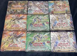 Yugioh Booster Box Lot Of 9 6 Different Sets All SEALED - Image 1