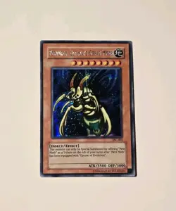 Yugioh Perfectly Ultimate Great Moth TSC-001 Parallel Secret Rare LP - Image 1