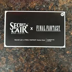 MTG Magic Secret Lair x Final Fantasy: Game Over SEALED Rainbow Foil (LOOK) - Image 1