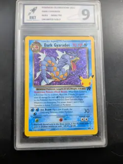 Pokemon TCG Dark Gyarados Holo Card 8/82 Celebrations Classic Collection NM - Image 1