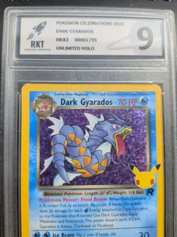Pokemon TCG Dark Gyarados Holo Card 8/82 Celebrations Classic Collection NM - Image 2