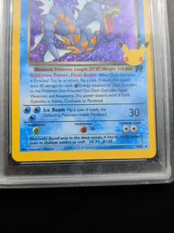 Pokemon TCG Dark Gyarados Holo Card 8/82 Celebrations Classic Collection NM - Image 3