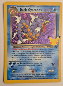 Pokemon Dark Gyarados 8/82 – Celebrations Classic Collection – Holo – NM - Image 2