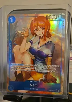 Nami OP09-050 Alt Art Holo - One Piece TCG English Card Near Mint Rare Foil - Image 1