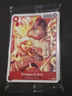 Portgas D. Ace P-119 Pirate Party Promo English One Piece Sealed Pack x8 - Image 1