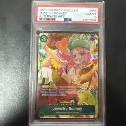 PSA 10 Jewelry Bonney Alt Art PRB02-004 One Piece Japanese Gem Mint - Image 1