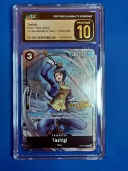 CGC Pristine 10 One Piece Tashigi CS 2023 Celebration Pack ST06-006 Stamped - Image 2