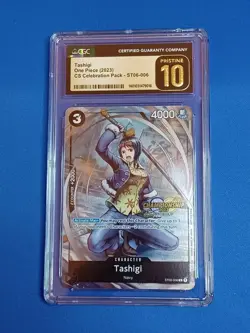 CGC Pristine 10 One Piece Tashigi CS 2023 Celebration Pack ST06-006 Stamped - Image 3