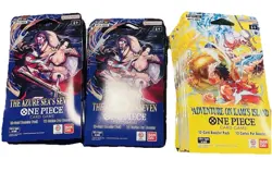 x 23 One Piece TCG The Azure Sea’s Seven OP-14 & OP-15 New & Sealed - Image 1