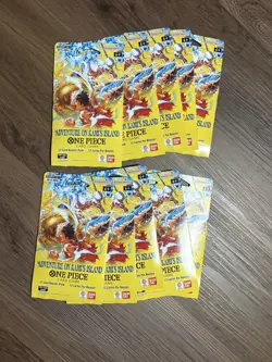 One Piece OP-15 Adventure on Kami's Island Sleeved Booster Packs - Lot of 10 NEW - Image 1
