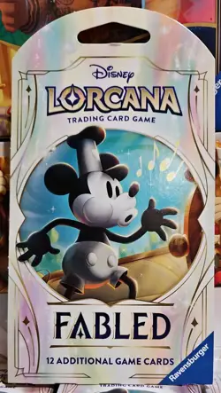 Fabled Sleeved Booster Pack Disney Lorcana TCG New Factory Sealed - Image 2