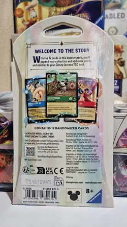 Fabled Sleeved Booster Pack Disney Lorcana TCG New Factory Sealed - Image 3