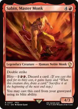 MTG Final Fantasy Commander - Sabin, Master Monk - Image 1