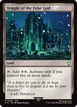 MTG Final Fantasy Commander - Temple of the False God - Image 1