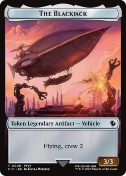MTG Final Fantasy Commander - The Blackjack 3/3 & The Monarch [Token] - Image 1