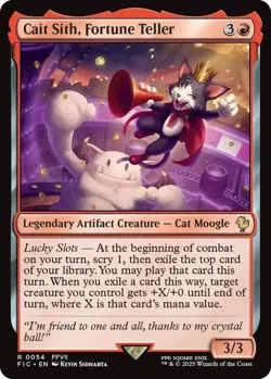 MTG Final Fantasy Commander - Cait Sith, Fortune Teller - Image 1