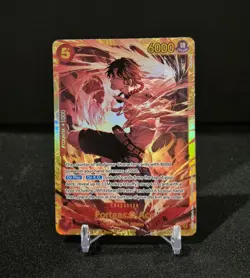 One Piece Portgas D. Ace OP16-118 SEC Secret Rare English - Image 1