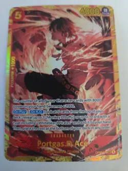 Portgas D. Ace SEC OP16-118 by One Piece The Time of Battle English - Image 1