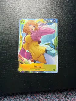 One Piece TCG ST29-006 Stussy Alt Art English Egghead - Image 1