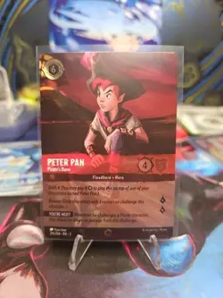 Peter Pan Pirate’s Bane Enchanted Foil Disney Lorcana Inklands - Image 1