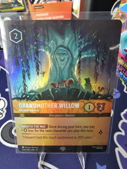 Disney Grandmother Willow-Ancient Advisor Character Epic Foil Card 206/204 - Image 1