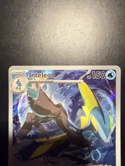 Pokemon TCG Mega Evolution Inteleon Card 142/132 IR NM - Image 2