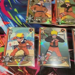 Naruto PC Holo Ninjustu Lot - 8 Cards, Naruto Uzumaki, Japanese - Image 4