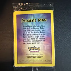 Ancient Mew Pokemon Card Movie Promo Factory Sealed *Defect Corner & Print Line - Image 5