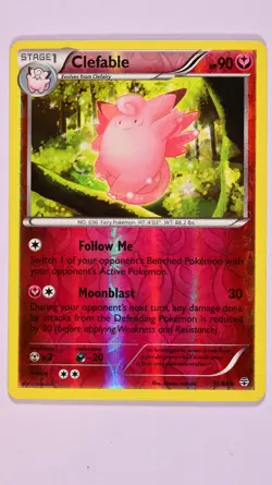 Pokemon Card Lot 5x FAIRY Type Uncommon Reverse Holos NM Wigglytuff Clefable XY - Image 3
