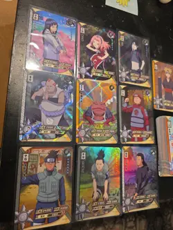 Naruto CCG Collectible Card Game 2002 Includes 2 Foil, 8 Holo Mixed Lot of 57 - Image 1