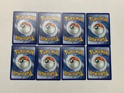 Pokemon 151 Basic Energy Cosmo Holo Complete Card Set (8) SVE 001-008 NM/LP - Image 3