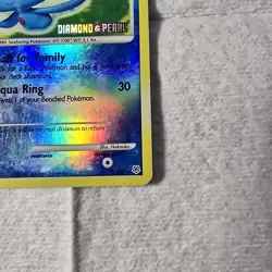 Pokemon TCG Manaphy 9/130 Diamond and Pearl Reverse Stamp Holo Card - Image 5