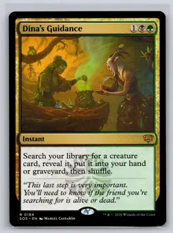 Dina's Guidance 184 Rare Secrets of Strixhaven Magic: The Gathering Near Mint - Image 1