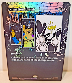 Extinction Event Marvel Magic the Gathering Borderless Foil MTG NM - Image 1