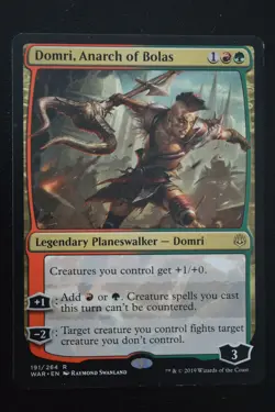 Magic The Gathering MTG DOMRI, ANARCH OF BOLAS War of the Spark LP Played - Image 1