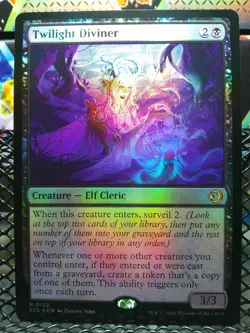 Twilight Diviner Lorwyn Eclipsed Foil 122 NM - Image 1