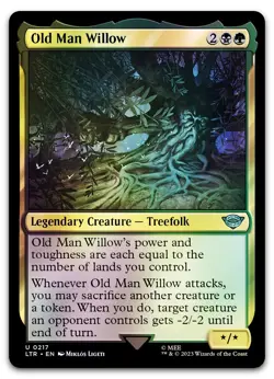 Old Man Willow #217 (Foil) (NM) Lord of the Rings LTR Magic MTG - Image 1