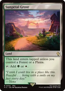 MTG Final Fantasy Commander - Sunpetal Grove - Image 1
