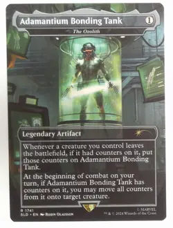 Adamantium Bonding Tank The Ozolith NM Secret Lair Drop 1741 MTG Regular - Image 1