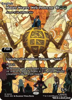 Master Weaver, Web Protector - Arasta of the Endless Web (Borderless) EN [MAR... - Image 1