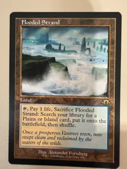 Flooded Strand (Retro Frame) Modern Horizons 3 Regular - NM - Image 1