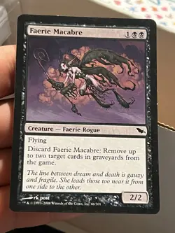 MTG Faerie Macabre [Shadowmoor] Lightly Played​ - Image 1